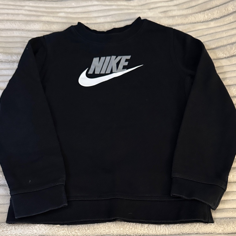 Nike Black Crewneck with White Logo